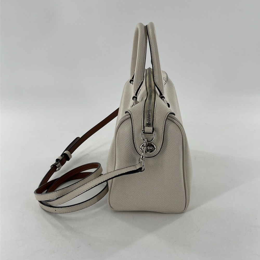 Coach Peanuts Limited Edition Snoopy Mini Bennett Satchel Crossbody White Chalk - Picture 4 of 16